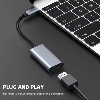 Adaptador Type C para HDMI 4K - Conector USB-C para HDTV