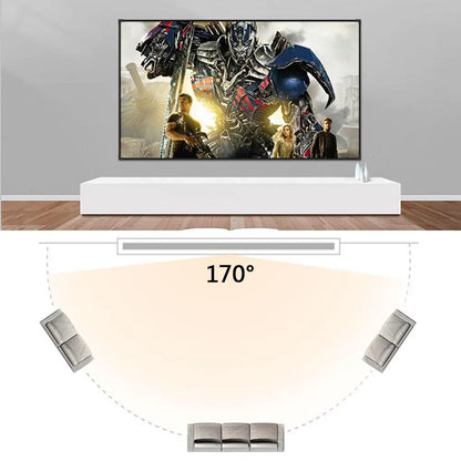 Tela de Projeção Dobrável 60" a 150" - 16:9 para Home Theater