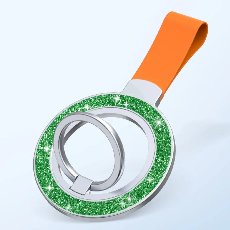 Suporte Magnético Universal para Celular com Magsafe - Anel de Dedos e Alça para Carro
