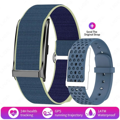 Relógio Inteligente Fitness para Homens e Mulheres - Monitor de Frequência Cardíaca e Pressão Arterial