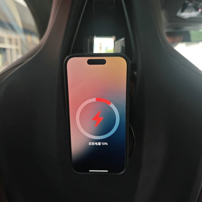 Suporte Magnético para Celular com Carregador Sem Fio 15W - BMW 5 e 7 Series, I5, I7, IX, X5, X6, X7 (2023-2025)