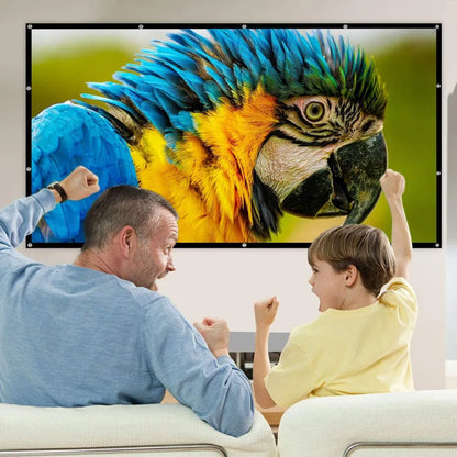 Tela de Projeção Dobrável 60" a 150" - 16:9 para Home Theater