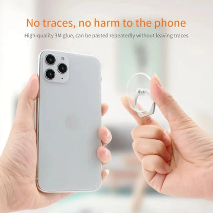 Suporte Universal para Celular com Anel Magnético - Transparente