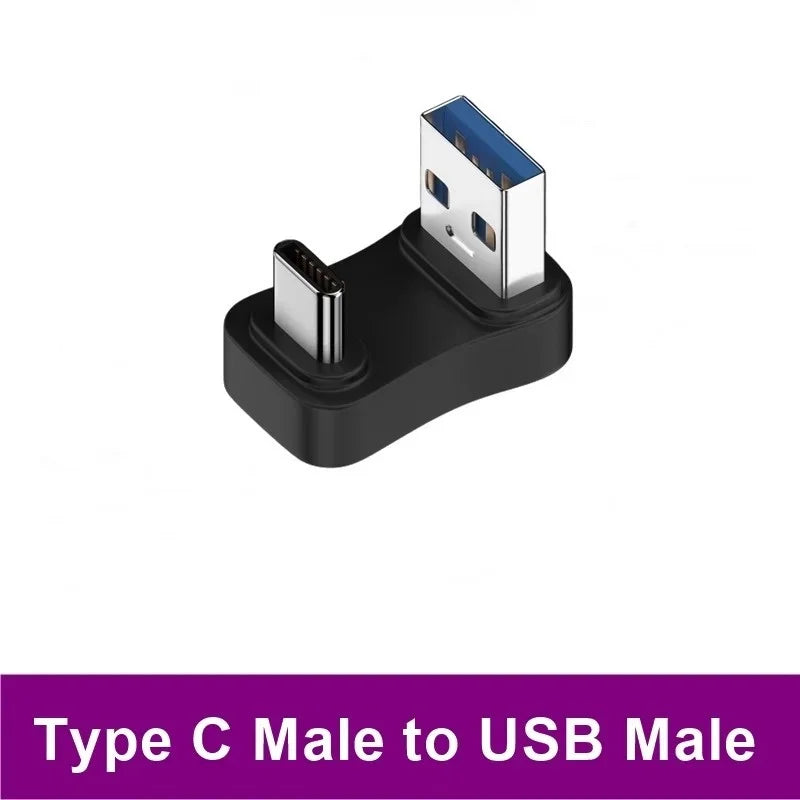 Adaptador Universal USB 3.0 OTG Type C - Conector USB C Masculino para USB-A Masculino e Feminino