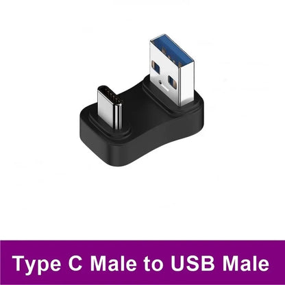 Adaptador Universal USB 3.0 OTG Type C - Conector USB C Masculino para USB-A Masculino e Feminino