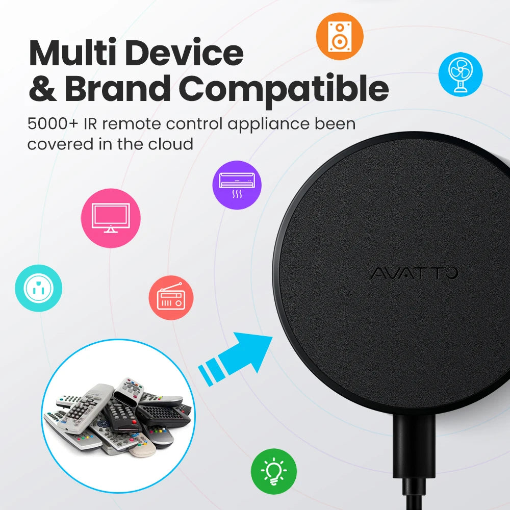 Controle Remoto Infravermelho Avatto Tuya Wi-Fi