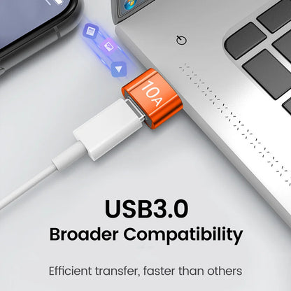 Adaptador Elough 10A USB Tipo C para USB A - Conector OTG USB 3.0