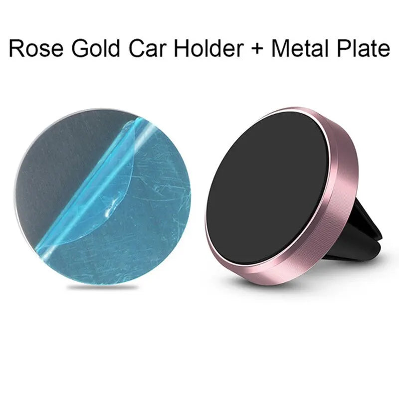 Suporte Magnético Universal para Celular no Carro - Ideal para iPhone e Samsung