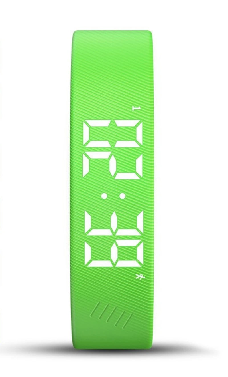 Pulseira Inteligente LED Digital à Prova D'Água com Monitor de Corrida e Alarme Vibratório