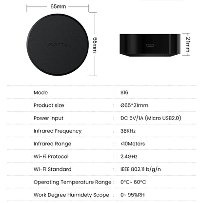 Controle Remoto Infravermelho Avatto Tuya Wi-Fi