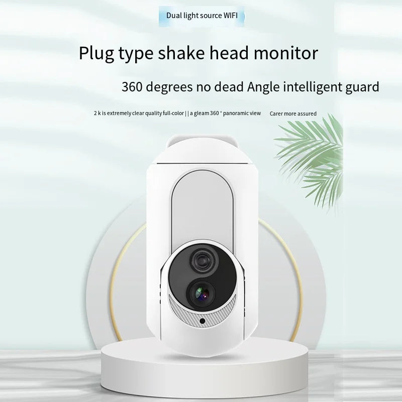 Câmera de Segurança Timethinker Wifi 360° - Vigilância HD 1080P com Visão Noturna