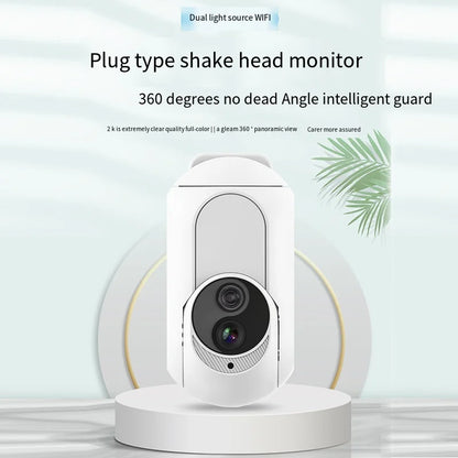 Câmera de Segurança Timethinker Wifi 360° - Vigilância HD 1080P com Visão Noturna