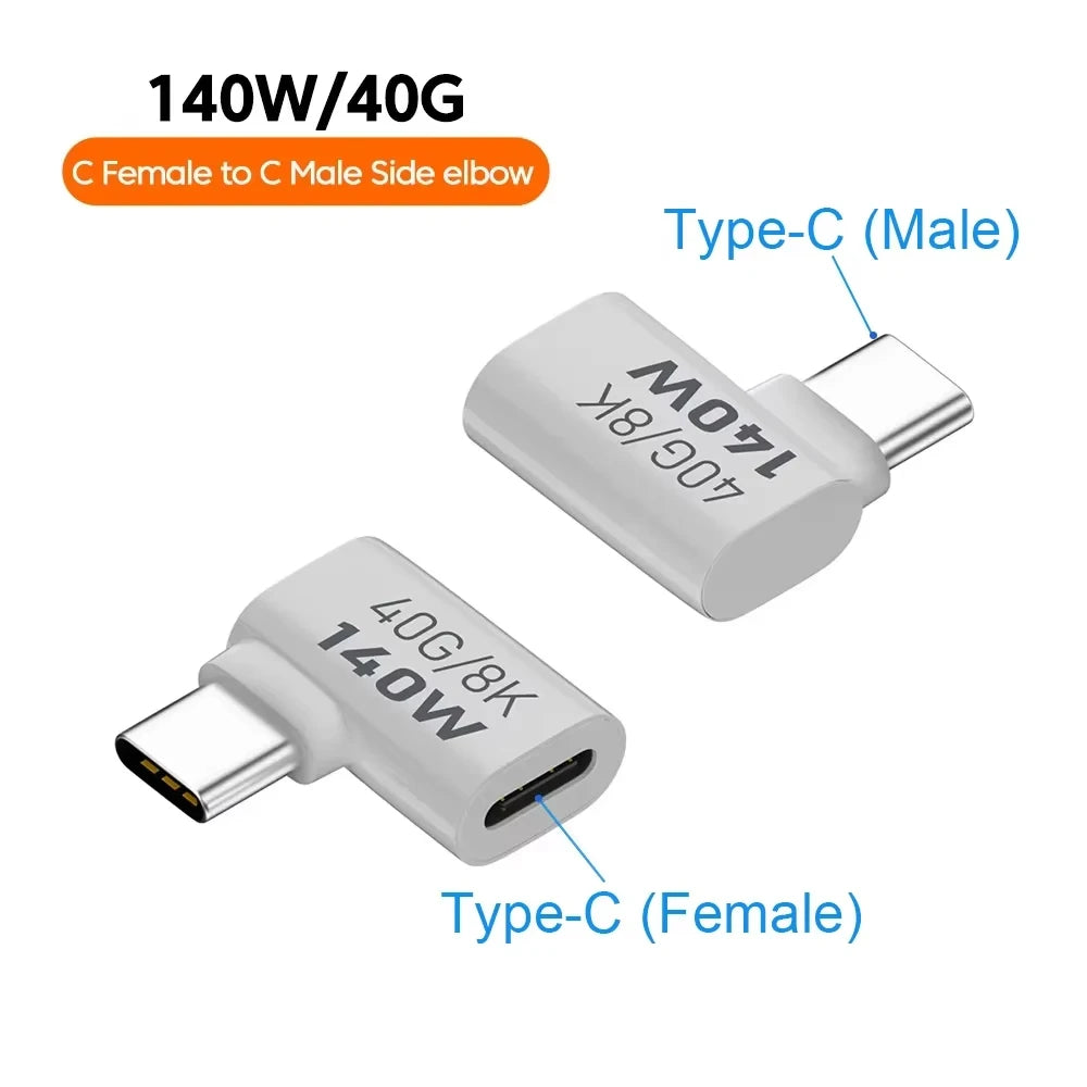 Adaptador NNBILI 140W 40Gbps OTG Type C - Conexão Rápida e Eficiente