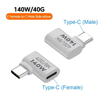 Adaptador NNBILI 140W 40Gbps OTG Type C - Conexão Rápida e Eficiente