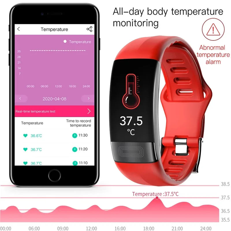 Pulseira Inteligente ECG+PPG - Monitor de Fitness para Todos