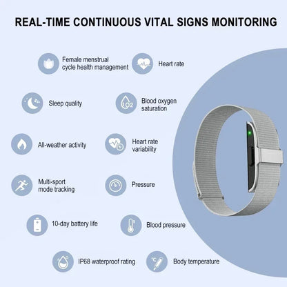 Pulseira Inteligente Monitor de Frequência Cardíaca e Pressão Arterial 2208A