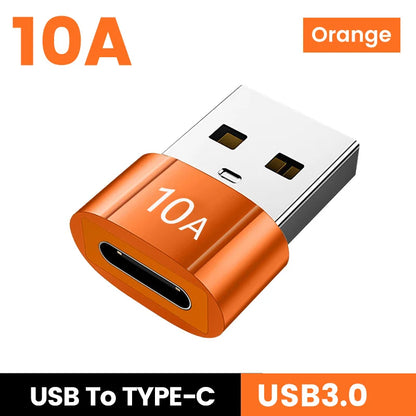 Adaptador Elough 10A USB Tipo C para USB A - Conector OTG USB 3.0