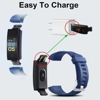 Pulseira Inteligente Sport Smart Watch - Monitor de Pressão Arterial e Frequência Cardíaca