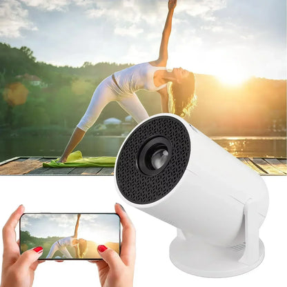 Projetor Portátil 4K Ultra HD 2025 HY300 - Android 11 e Bluetooth 5.4