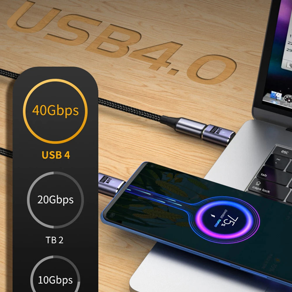 Adaptador UGOURD USB4 - USB C para USB C Thunderbolt 3/4