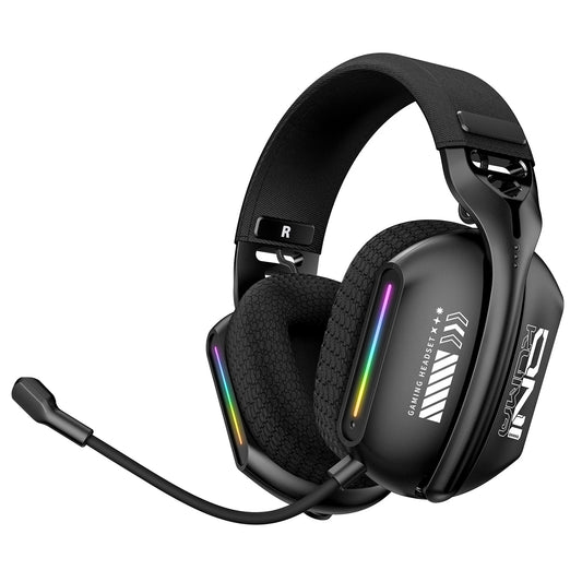 Headset Gamer Sem Fio ONIKUMA: 3 Modos de Conexão, Microfone Flexível e Som Imersivo