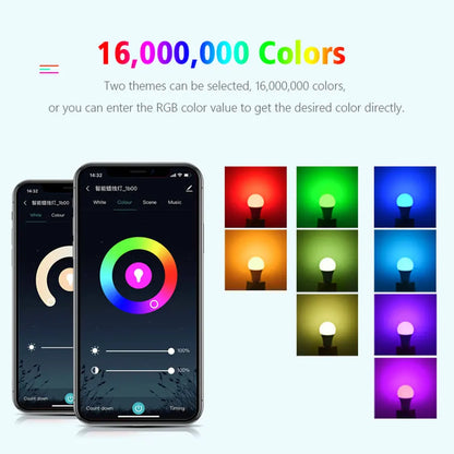 Lâmpada LED Inteligente Tuya E14 - Controle por Voz e App