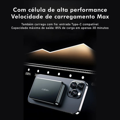 Powerbank Magnético - Carregador Portátil Inovador