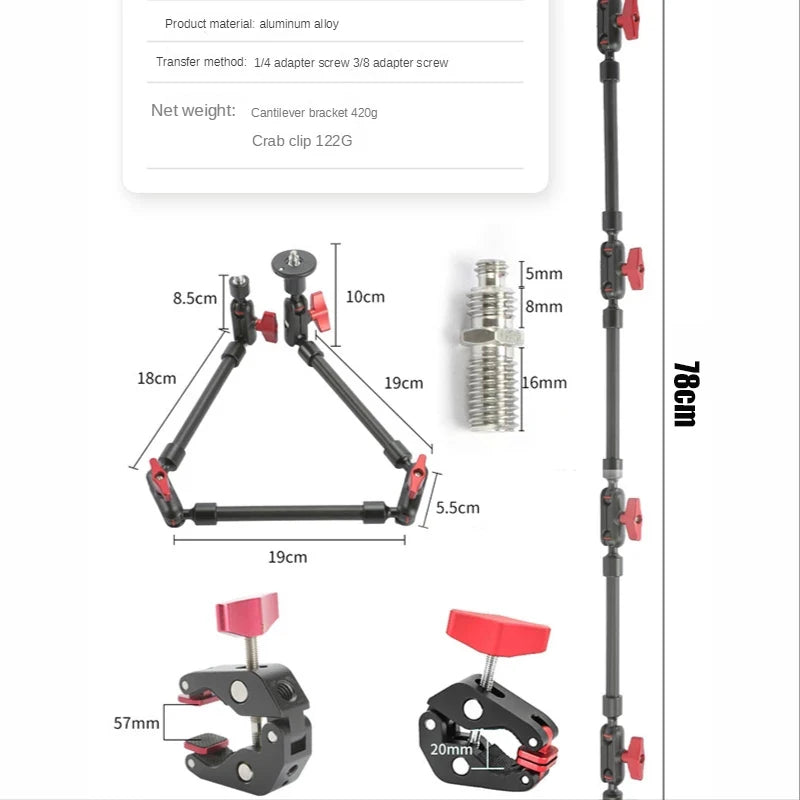 Suporte para Smartphone e Tablet com Braço Mágico de 32 Polegadas