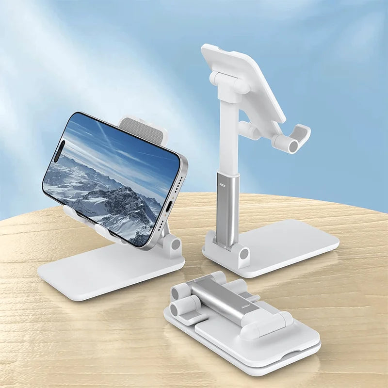 Suporte para Celular Ajustável com Ângulo e Altura Reguláveis - Ideal para Mesa