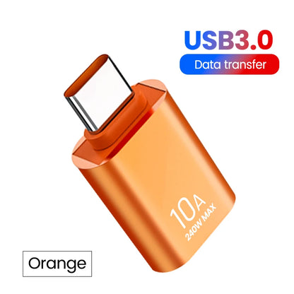 Adaptador OTG USB 3.0 para Type C - Carregamento Rápido
