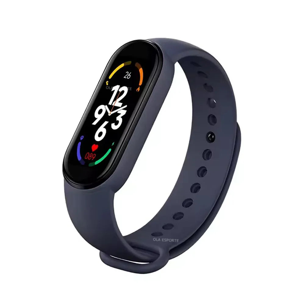 Smartwatch M7 - Monitor de Frequência Cardíaca e Pressão Arterial