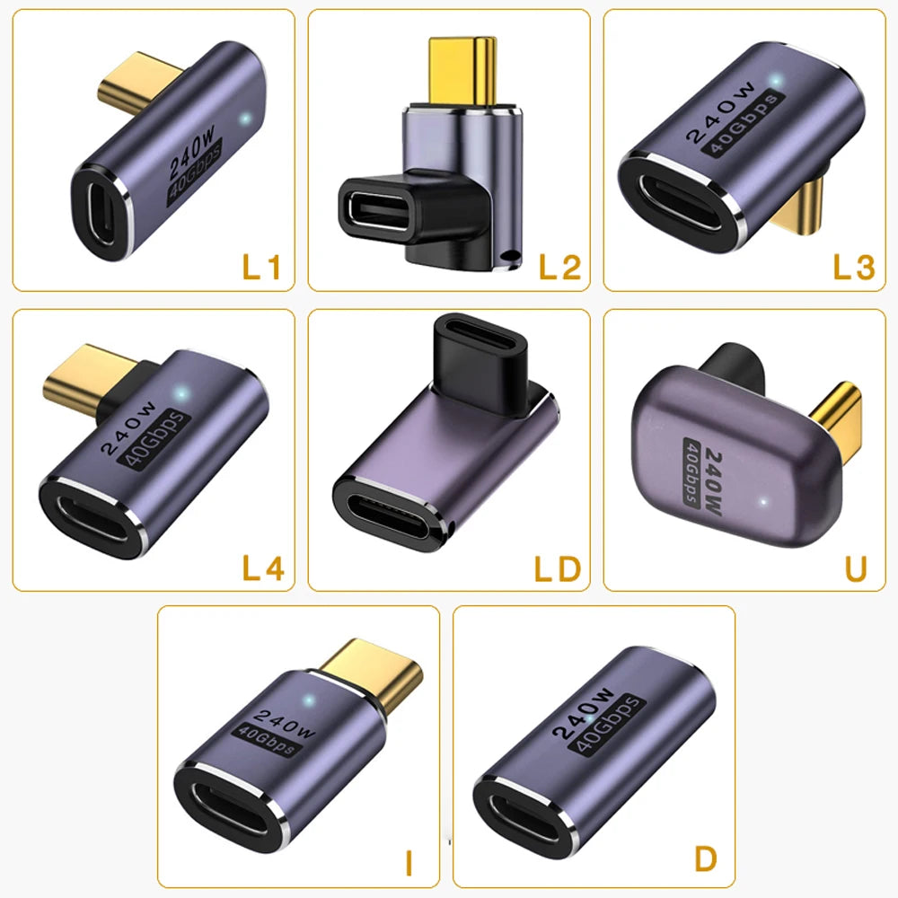 Adaptador UGOURD USB4 - USB C para USB C Thunderbolt 3/4