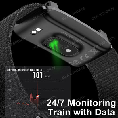 Pulseira Inteligente 2208A - Monitor de Frequência Cardíaca e Pressão Arterial